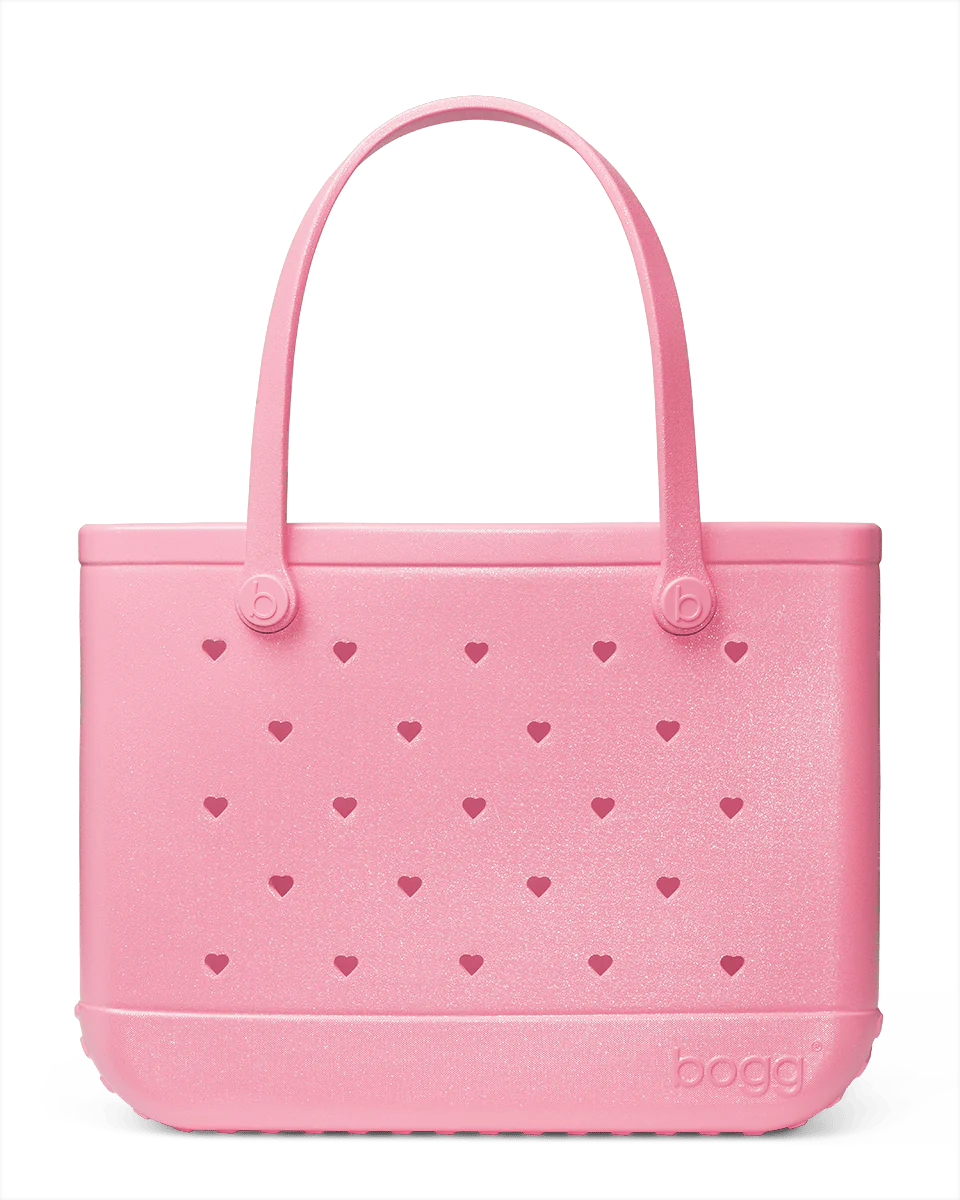 Original Bogg® Bag - Heart Shimmer BUBBLEGUM