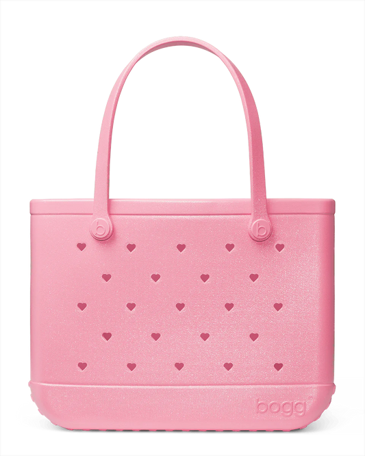 Original Bogg® Bag - Heart Shimmer BUBBLEGUM